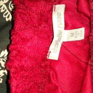 Charlotte russe burgundy skit